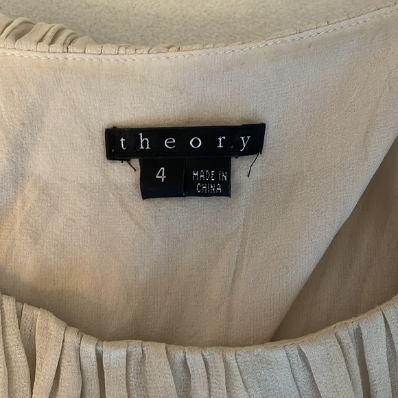 Theory Pleated Silk Dress - Picture 7 of 8
